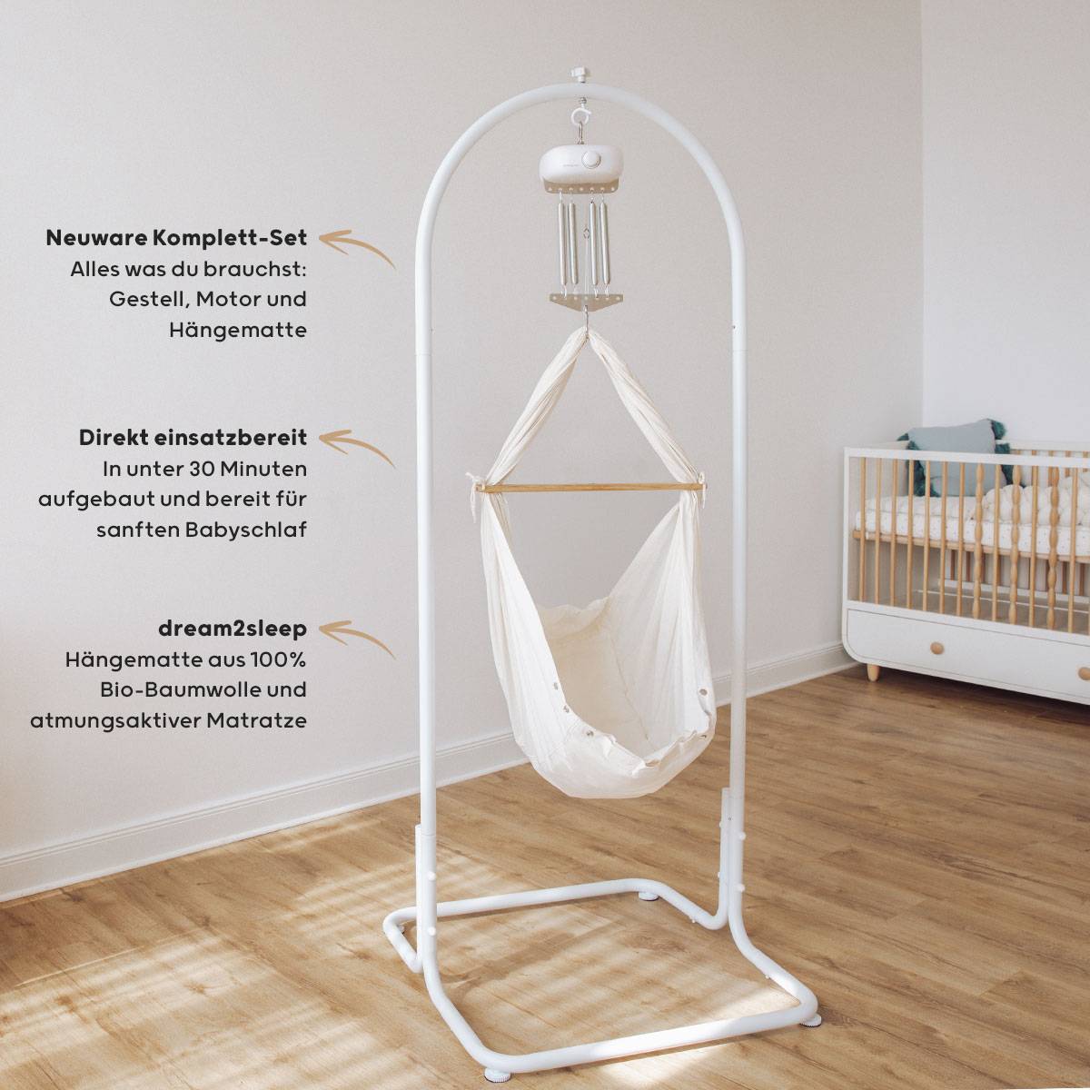 heia automatic baby hammocks wish set